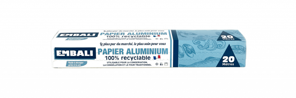 Papier aluminium Embali 20 mètres