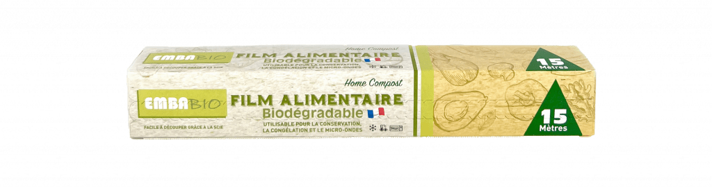 Film Alimentaire Biodegradable 15 Mètres - Embabio